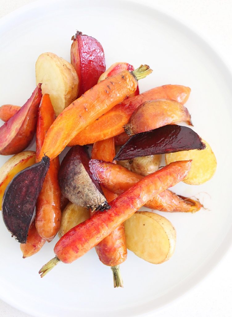 Roasted Veggies with Italian Salsa Verde