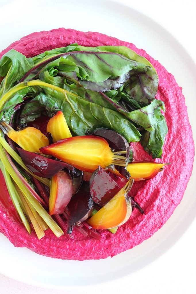 Beet and Lentil Hummus