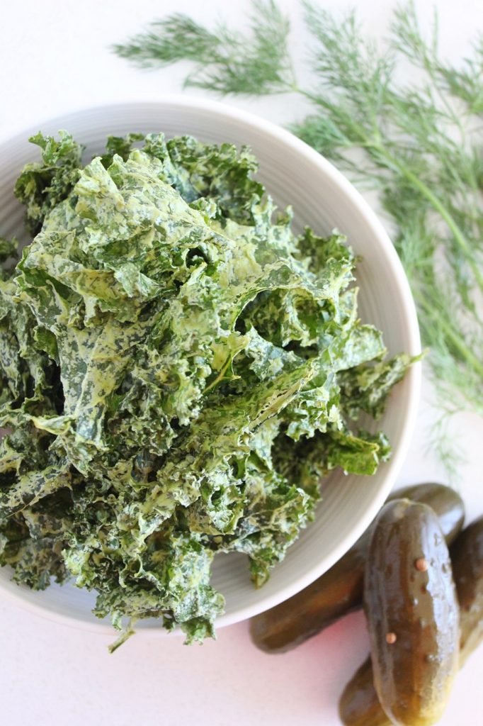 Dill Pickle Kale Chips