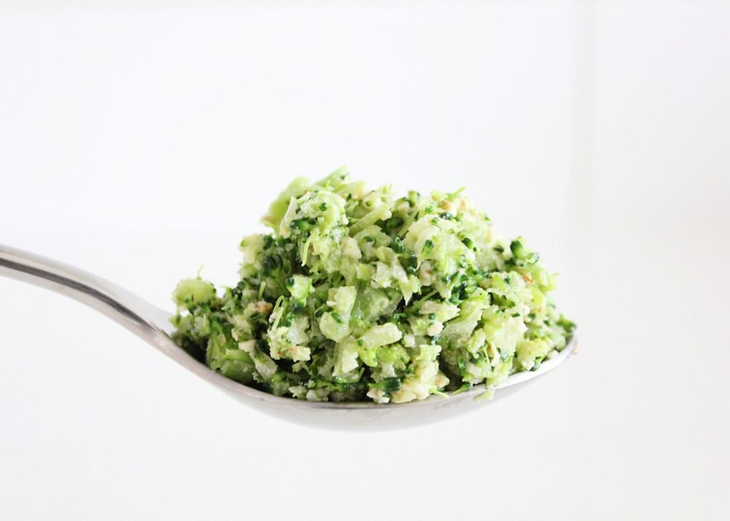 Broccoli Pesto with Roasted Sunchokes